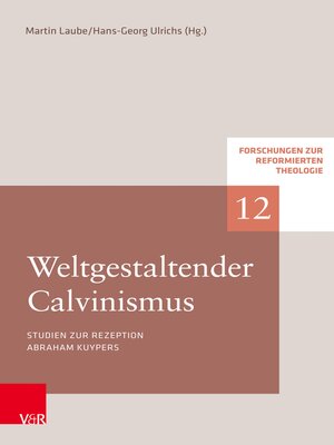 cover image of Weltgestaltender Calvinismus